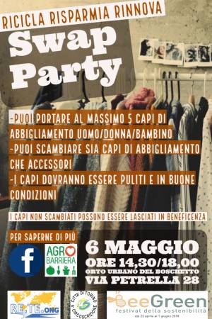 swap party. mercatino dei vestiti e consumo critico