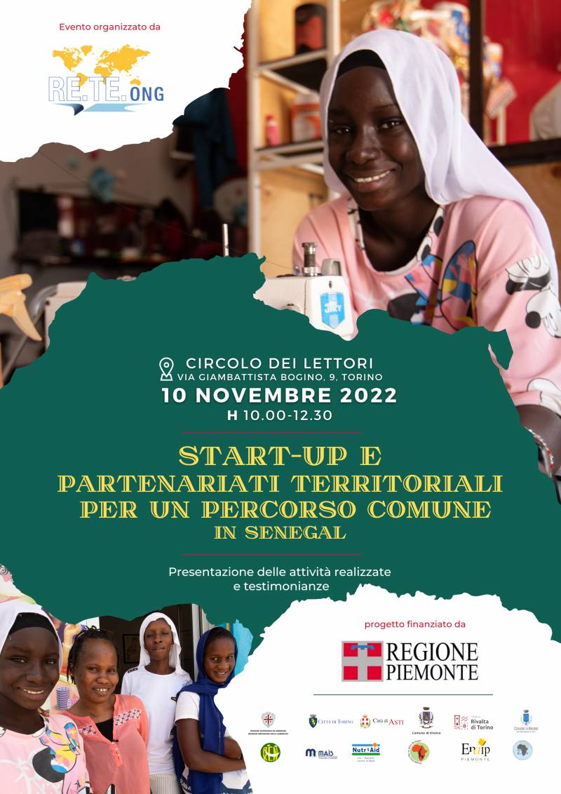 10/11/22 Evento conclusivo di "Start up e partenariati territoriali" in Senegal